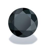 Фианит черный круг 2,25 Signity ― Интернет-магазин Брилланс
