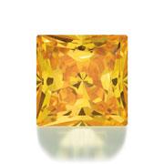 Фианит желтый квадрат принцесса 4,0 Signity ― Интернет-магазин Брилланс