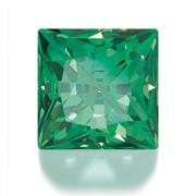 Фианит зеленый квадрат принцесса 3,50 Брилланс ― Интернет-магазин Брилланс