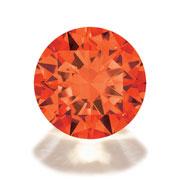 Фианит оранжевый круг 2,25 Signity ― Интернет-магазин Брилланс