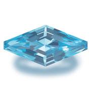 Топаз нат. Ice Blue ромб 6х3 Signity ― Интернет-магазин Брилланс
