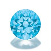 Топаз нат. Ice Blue круг 1,25 Good Signity ― Интернет-магазин Брилланс